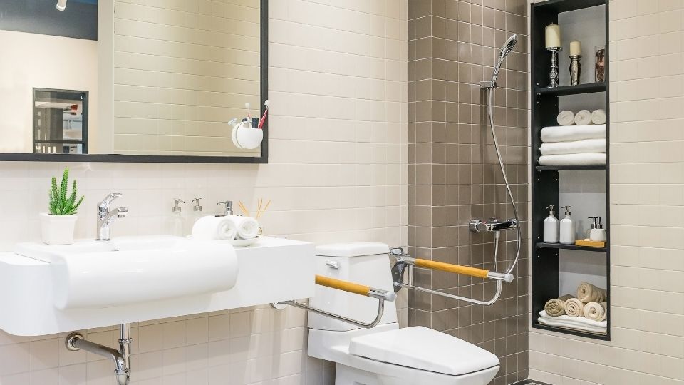 Handicapped Bathroom Remodel - Limited Mobility Design
